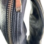 Diane Von Furstenberg DVF Diane Von Furstenburg black leather heeled back zip boots size 7.5 M Photo 7