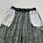 Hello Mello Sleepwear Black Pajama Pants with White Heart Design Size XL Photo 10