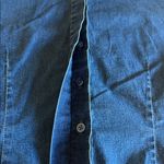 Disney Animal Kingdom Embroidered Button Down Shirt Denim Size Large Blue Size M Photo 8