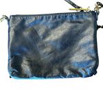 Elliott Luca Messina 3 Zip Genuine Leather Crossbody Black Photo 2