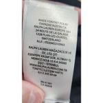 Ralph Lauren Lauren  Black Long Sleeve Knit Top Gold Button Shoulder Detail XL Photo 11