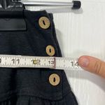 Free People Beach Pull on Linen Blend Washed Black Dark Gray Midi skirt small Photo 4