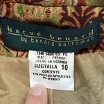 Harvé Benard Harve Benard Jacket Womens 10 Paisley Print Open front gold maroon Photo 1