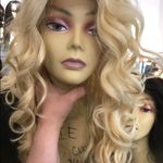 Wig 100% human hair blonde wig Photo 2