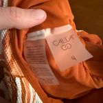 Calia Orange and White Striped One Piece Swimsuit Size 4 Photo 6