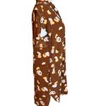 Equipment Lorainna Dress in Tortoise Shell Multi Small Womens Silk Mini Photo 7