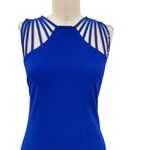 Dress the Population Cora Strappy Shoulder Sheath Dress Mini Cobalt Blue Size XS Photo 2