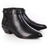Ted Baker Black Leather Homada Ankle Studded Bootie Boots 6 Photo 0