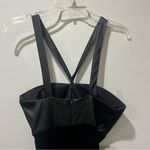 JS Boutique Women Evening Gown Long Black Maxi Dress Size US 4 Velvet Formal Y2K Photo 4