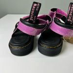 Dr. Martens  Junior Pink Three Strap Klaire Glitter Sandals W5 Photo 6