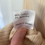 Princess Polly Cream Ribbed Bodysuit 8 Photo 4