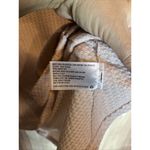 Knox Rose  Pink Thermal Waffle Knit Top with Puff Floral Sleeves Blouse Size M Photo 3