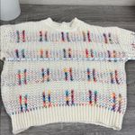 Charming Charlie Rainbow Chunky Knit Sweater Photo 4