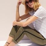 Anthropologie Relaxed Striped Chino Pants Photo 3