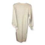 ASOS  Design Cream Midi Knit Sweater Dress Size 2 Cozy Minimalist Winter Photo 1