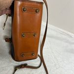 Dooney & Bourke Vintage Brown and Blue Crossbody/Satchel Collector Photo 4