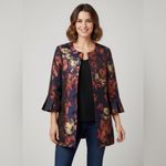 Dennis Basso  Multicolor Floral Women's Blazer size 12 Photo 9