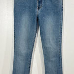 SUBI Bootcut Jeans Women 28 Blue Stretch Low Rise Streetwear Denim Ankle Detail Photo 0