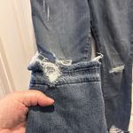 Good American  Jeans Women's 14/32 Blue Good Waist‎ Distressed Stretch High Rise Photo 3