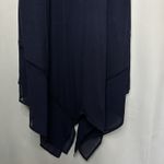 Tommy Bahama Scarf Swim Cover Up Dress Size S/M Navy Adjustable Straps Flowy Photo 3