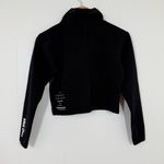 ECHT  Black Pima Cropped Half Zip Photo 5