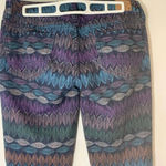 American Eagle American Eagle Stretch Jegging Colorful Feathers Size 4 Boho Festival Jeans Fun Photo 8