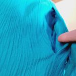 Echo beaded neck guaze swim coverup size small Photo 5