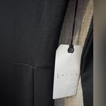 Leith  -long sleeved, scoop neck, side slit black dress, size XXS, NWT Photo 2