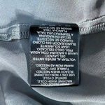 Norma Kamali  Blouse Womens XXL Gray Sheer Button Down Ruffle Bib Whimsical‎ Photo 8