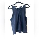 Antonio Melani Navy Blue Halter Tank Top Size Medium Photo 2