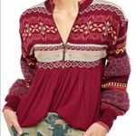 Free People NWT  Cozy Cottage Sweater Photo 4