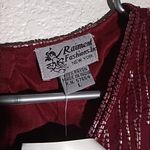 FINAL MARKDOWN Ladies' Raiment Fashions Beaded Cocktail dress lrg ZZ28 Photo 4