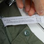 ZARA  Womens Pleated High Waisted Straight Leg Pants Size S Green Grunge‎ Preppy Photo 6