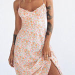 Princess Polly  Floral Maxi Slip Dress Summer Vacation Resort Beach Size Photo 0