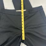 Lela Rose Viscose Wool Blend Silk Lined Straight Black Cropped Trousers Sz 4 Photo 8