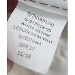 Gap Legging Skimmer Cheville White Denim Jeans Comfort‎ Stretch Size 12 Photo 2