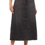 joe's jeans A-Line Denim Midi Skirt. MSRP $218 Photo 4