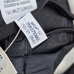 Aerie  Black Bandeau Bikini Swim Top Ruched Tie Front Size M Photo 5