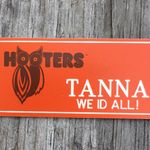 Hooters  Girl Uniform Name Tag “Tanna” Halloween Photo 1