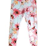 Forever 21 Light Blue Tropical Floral Print Active Wear Bra Legging Set Womens Photo 5