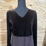 Coldwater Creek Vintage  Velvet Chiffon Maxi Dress 8P Goblin Fairy Grunge Witchy Photo 6