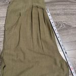 ANRABESS Olive Green Linen Blend Boho Loose Wide Leg Jumpsuit Overalls Women M Size M Photo 11