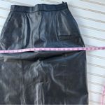 wilson's leather Wilson’s Leather Vintage Pencil Skirt size 10 Black Pockets Split Button & Zip Photo 15