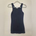 James Perse  Women’s Long Black Sleeveless Cotton‎ Tank Top Size M Photo 3
