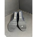 Kate Spade  Lace Up Wool Colorblock Wedge Bootie Shoes Blue Womens Size 8.5 Photo 4