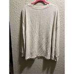 Terra & Sky  Long Sleeve Waffle V-Neck Shirt Oatmeal Heather Woman’s 3X NEW Photo 7