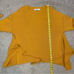 Free People  FP Beach Brig Tie Front Sweater Orange XS Photo 8