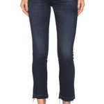 AMO Revolve Babe in Eclipse Ankle Cropped High Rise Dark Wash Jeans Sz 29 Blue Photo 0