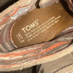 Toms  Ankle Wedge Boots Tan Suede Lace Up Women's Shoes Photo 6