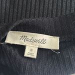 Madewell Cute and Simple  Black Ribbed Long Sleeve Top Photo 6